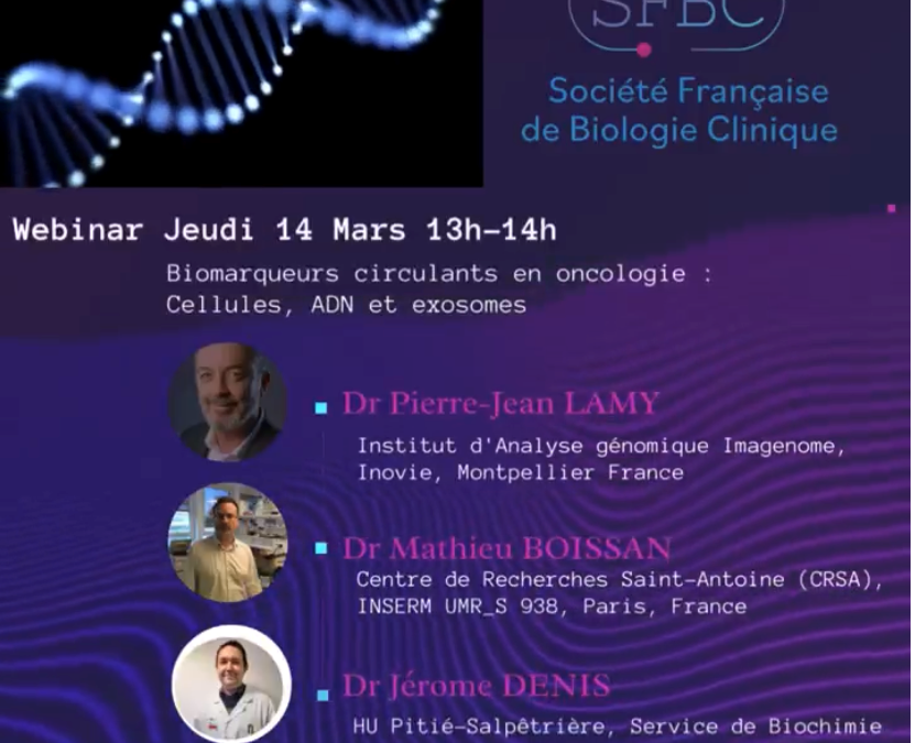 Nouveau webinar de la SFBC : le 14 Mars 2024